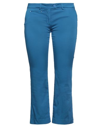Mason's Woman Pants Blue Size 10 Cotton, Polyamide, Elastane