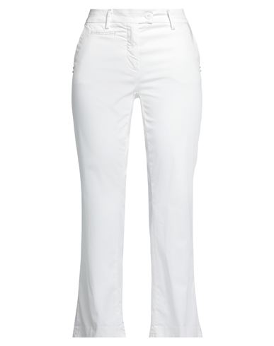 Shop Mason's Woman Pants Cream Size 12 Cotton, Polyamide, Elastane In White