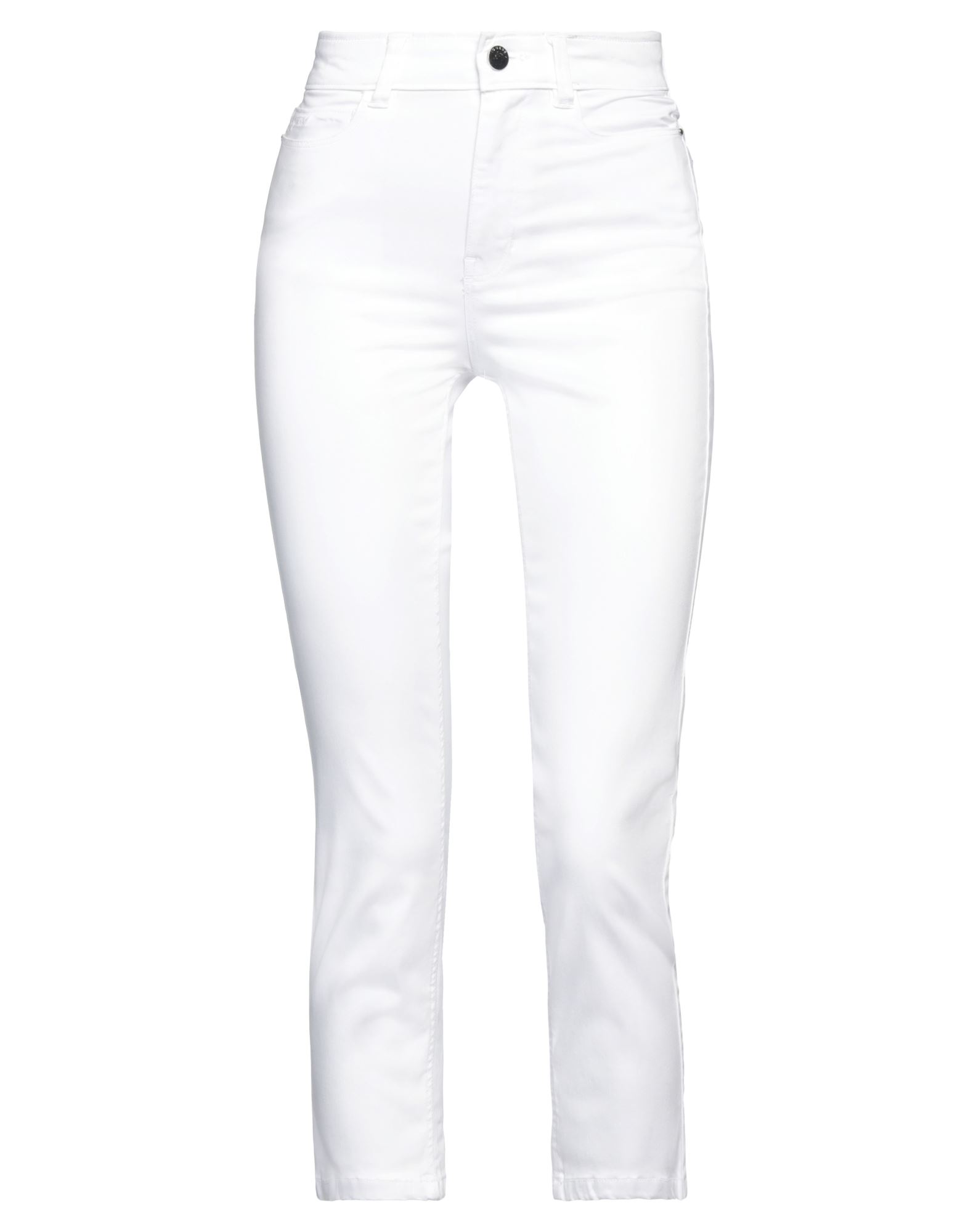 Guess Cropped Pants In White