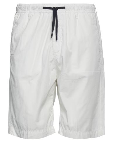 Squad² Man Shorts & Bermuda Shorts Off White Size 28 Cotton, Elastane