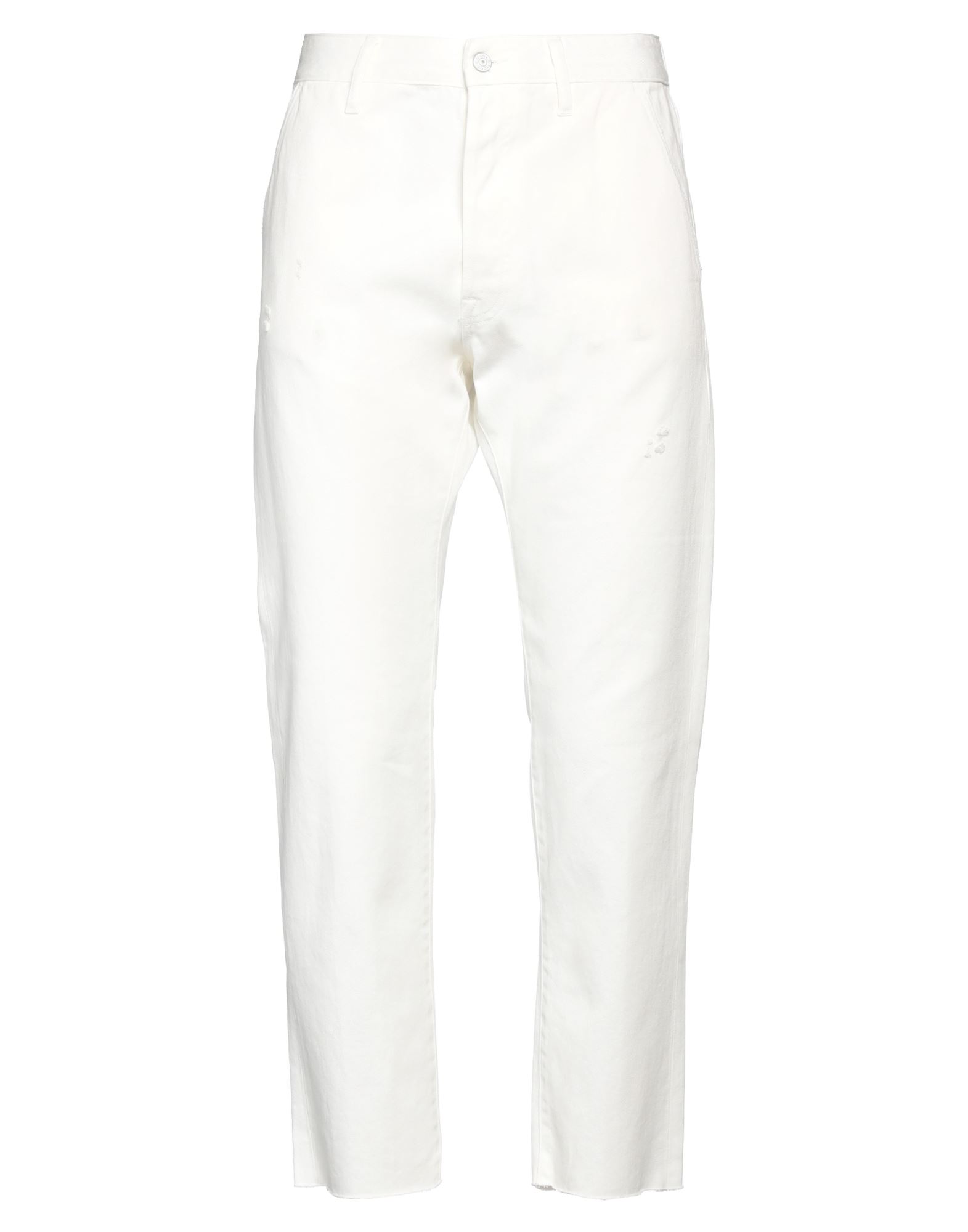 Shop People (+)  Man Jeans White Size 35 Cotton