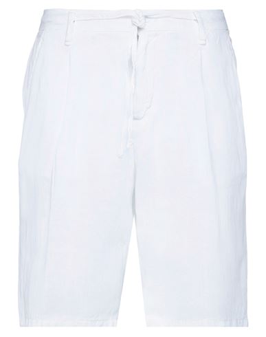 Ago.ra.lo Ago. Ra. Lo. Man Shorts & Bermuda Shorts White Size 30 Linen