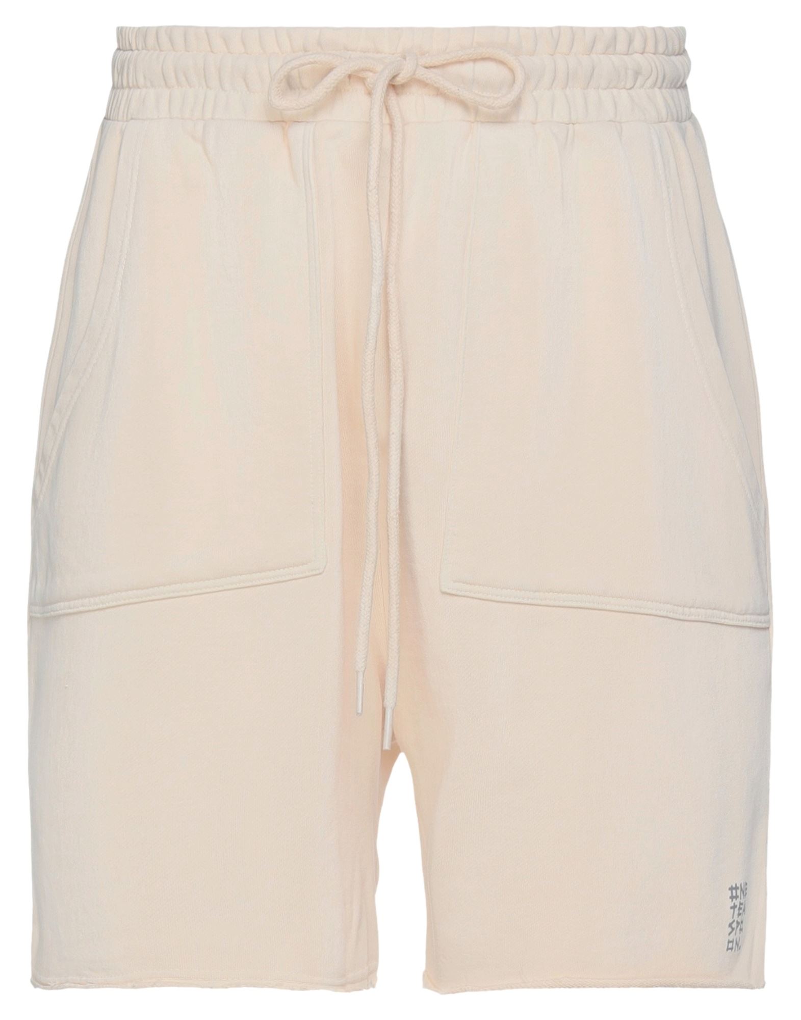 One Teaspoon Man Shorts & Bermuda Shorts Beige Size S Cotton