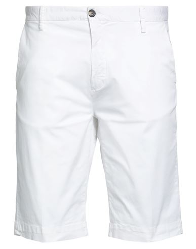 Markup Man Shorts & Bermuda Shorts White Size 36 Cotton, Elastane