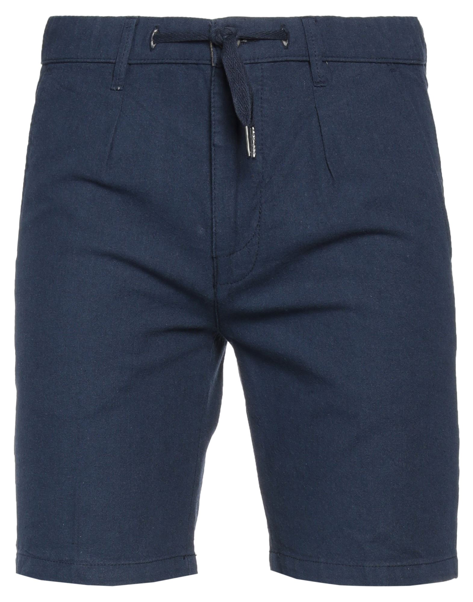 Yes Zee By Essenza Man Shorts & Bermuda Shorts Midnight Blue Size 34 Cotton, Elastane In Blue