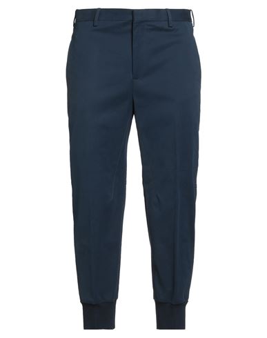 Neil Barrett Man Pants Blue Size 32 Cotton, Elastane, Polyamide In Blue