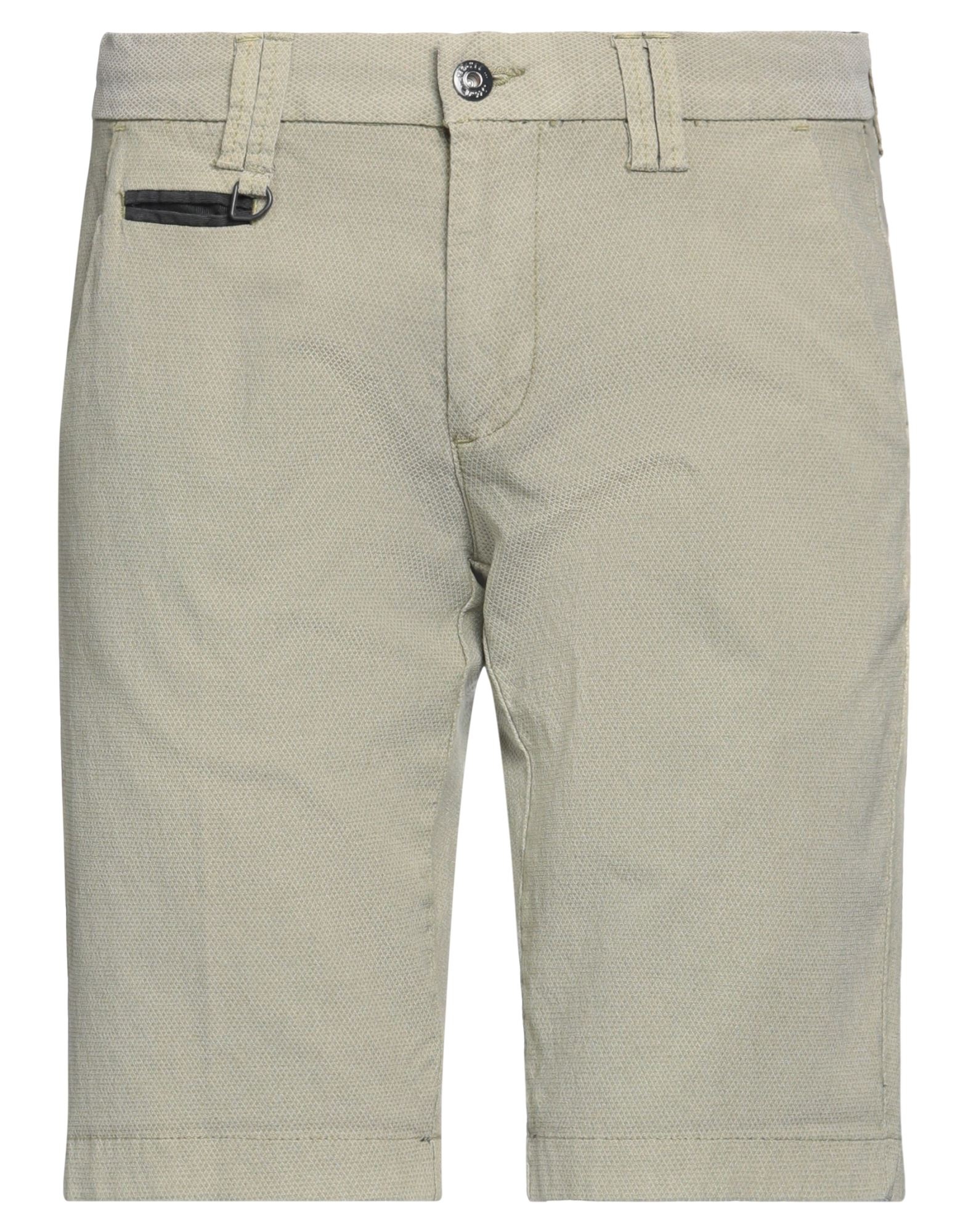 Yes Zee By Essenza Man Shorts & Bermuda Shorts Military Green Size 38 Cotton, Elastane In Sage Green