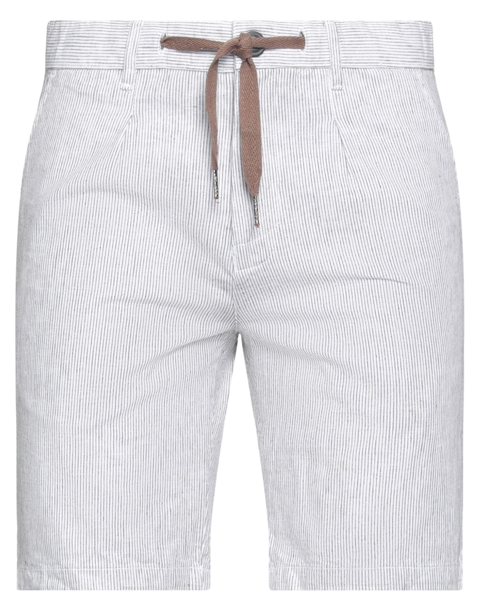 Yes Zee By Essenza Man Shorts & Bermuda Shorts Light Grey Size 28 Cotton, Linen
