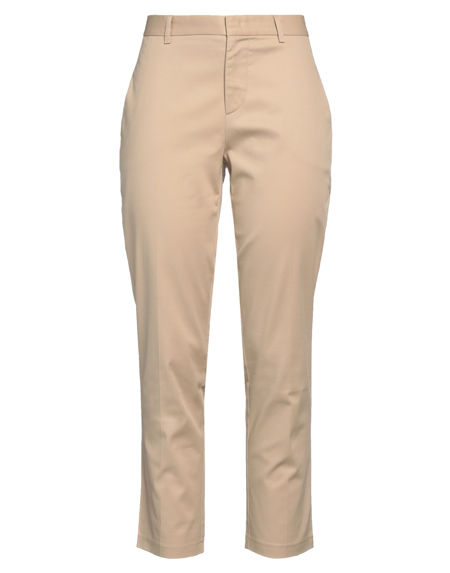 Merci .., Woman Pants Sand Size 8 Cotton, Elastane In Beige