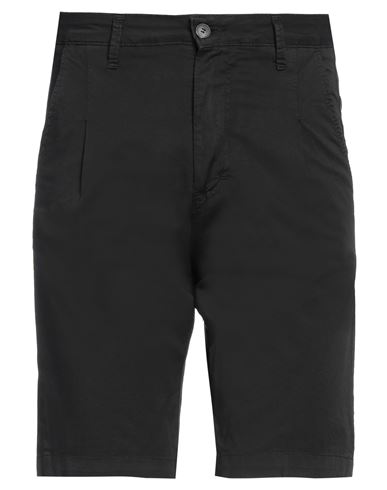 Rar Man Shorts & Bermuda Shorts Black Size 28 Cotton, Elastane
