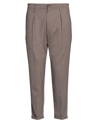 Paolo Pecora Man Pants Brown Size 32 Polyester, Wool, Elastane