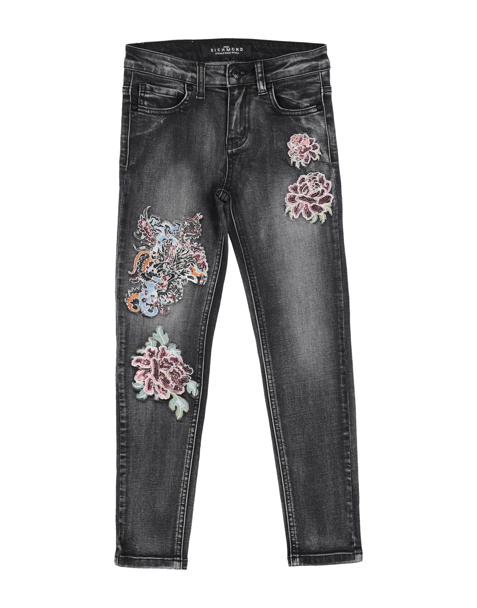 John Richmond Kids' Jeans In Black 