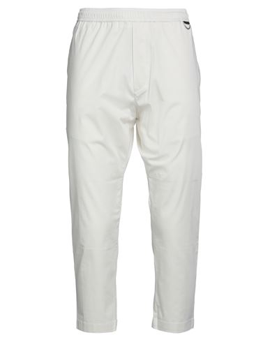 Low Brand Man Pants Light Grey Size 4 Cotton, Elastane In White