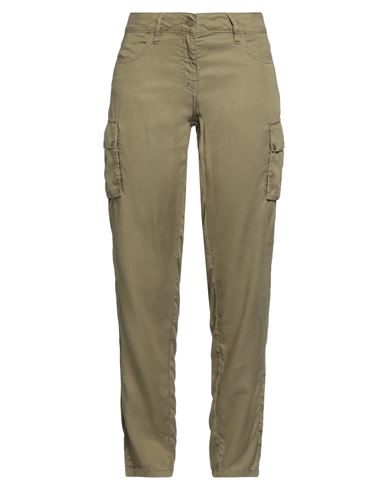 Barbour Woman Pants Military Green Size 4 Lyocell
