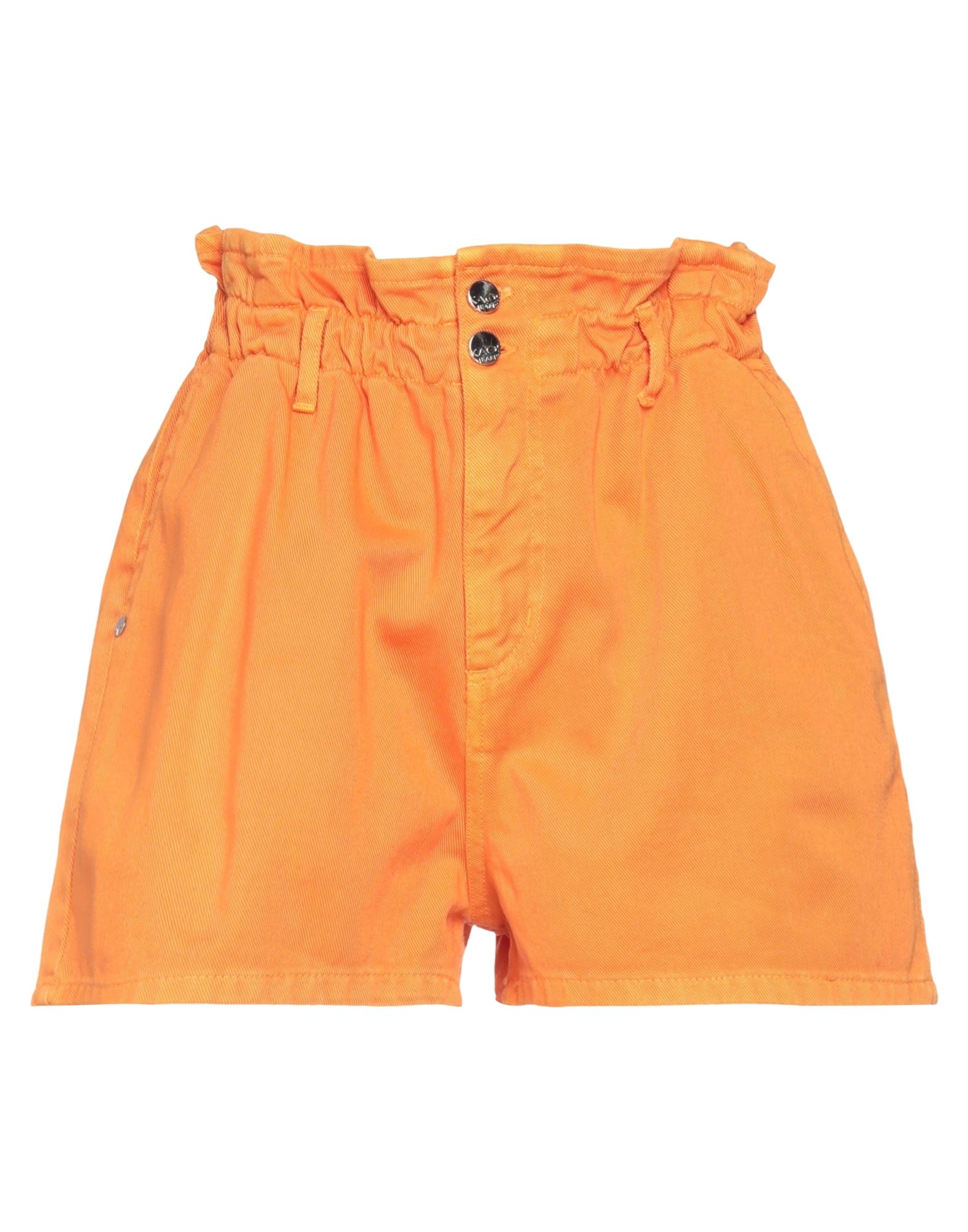 Kaos Jeans Denim Shorts In Orange
