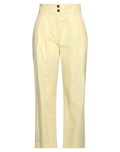 Philosophy Di Lorenzo Serafini Woman Pants Yellow Size 8 Cotton