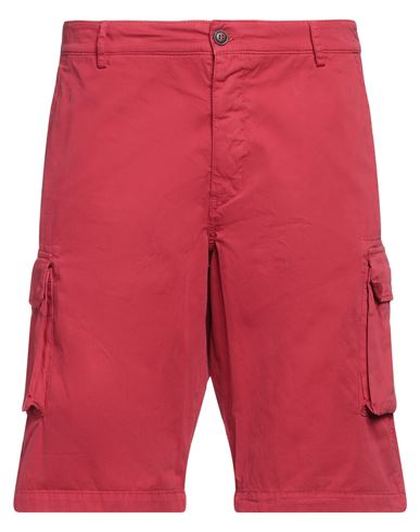 40weft Man Shorts & Bermuda Shorts Garnet Size 40 Cotton In Red