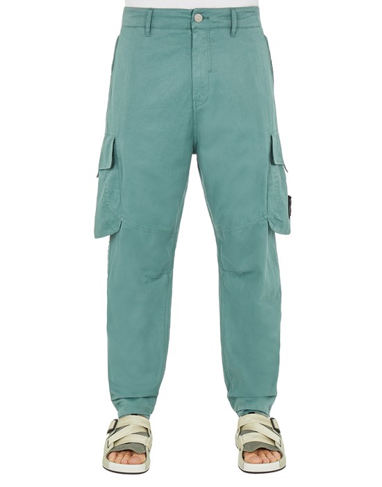 STONE ISLAND SHADOW PROJECT 30318 STRETCH CAVALRY COTTON LYOCELL_CHAPTER 1 TROUSERS Man Sage Green