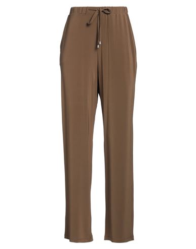 Max Mara Leisure Woman Pants Khaki Size Xs Viscose, Elastane In Brown