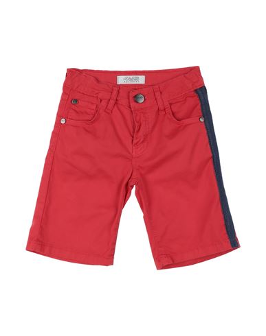Cesare Paciotti 4us Babies'  Toddler Boy Shorts & Bermuda Shorts Red Size 4 Cotton, Elastane