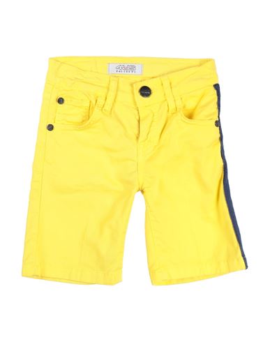 Cesare Paciotti 4us Babies'  Toddler Boy Shorts & Bermuda Shorts Yellow Size 4 Cotton, Elastane