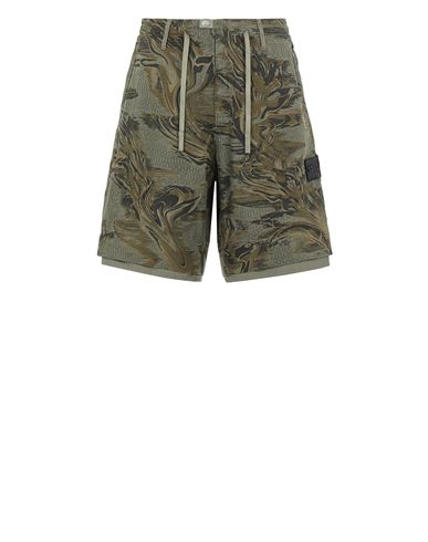 STONE ISLAND SHADOW PROJECT L0227 SUMMER SHORTS_CHAPTER 2
ALL-OVER PIGMENT PRINTED LINEN バミューダパンツ メンズ モスグリーン JPY 94600