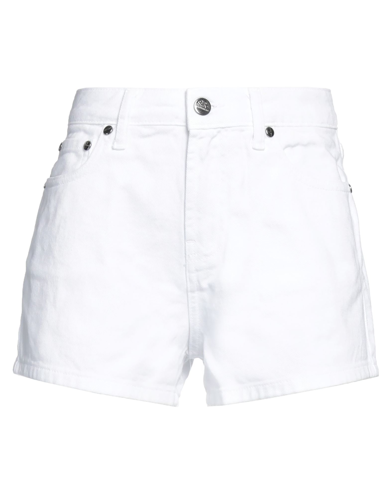 Sundek Denim Shorts In White