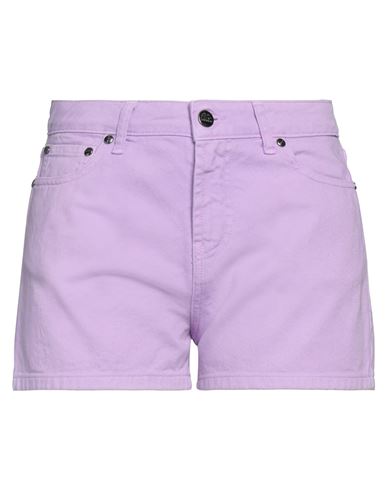 Sundek Woman Denim Shorts Light Purple Size S Cotton