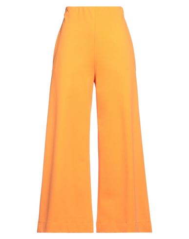 Harris Wharf London Woman Pants Orange Size 4 Polyester, Elastane