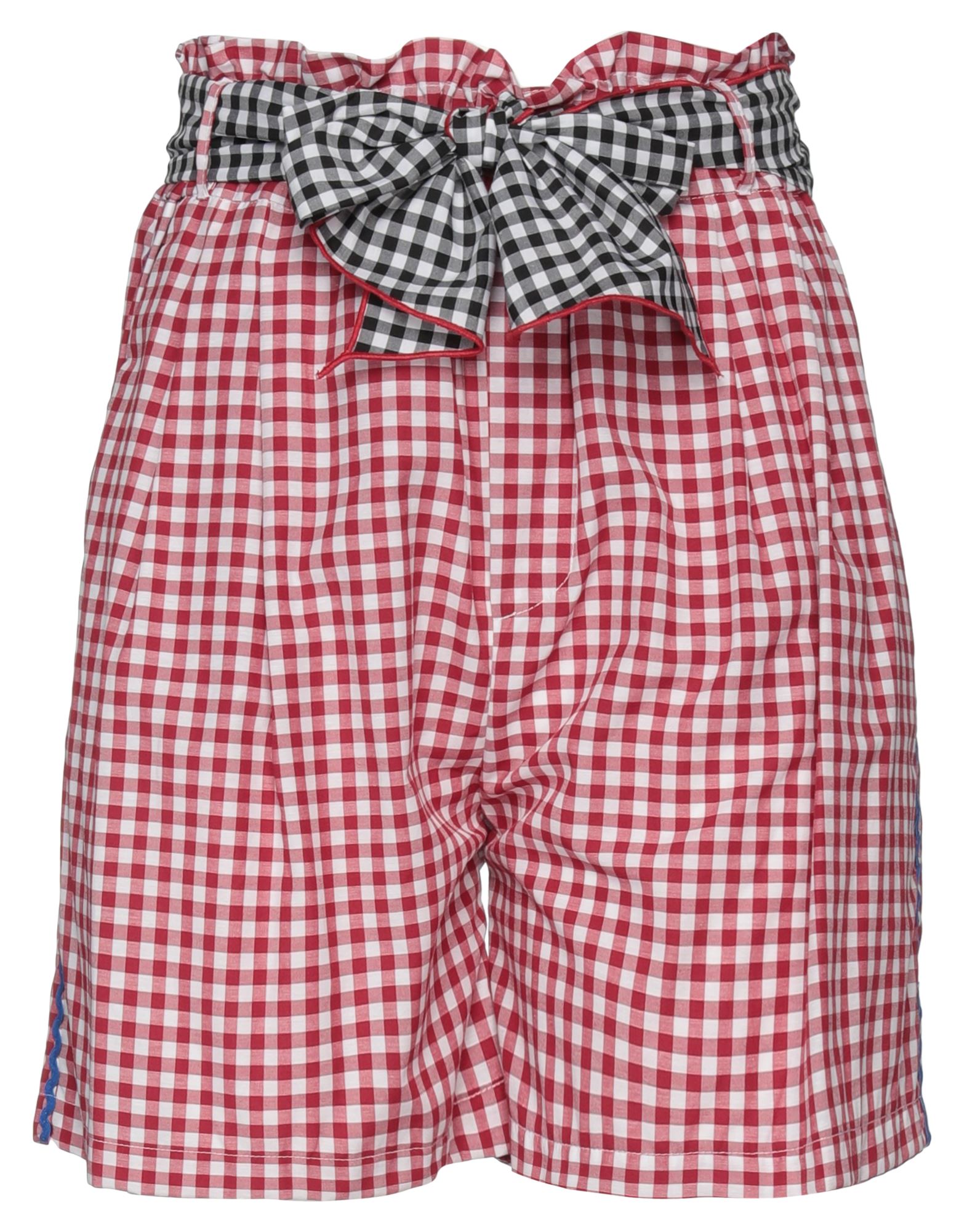 Mariuccia Woman Shorts & Bermuda Shorts Red Size Xs Cotton, Polyester