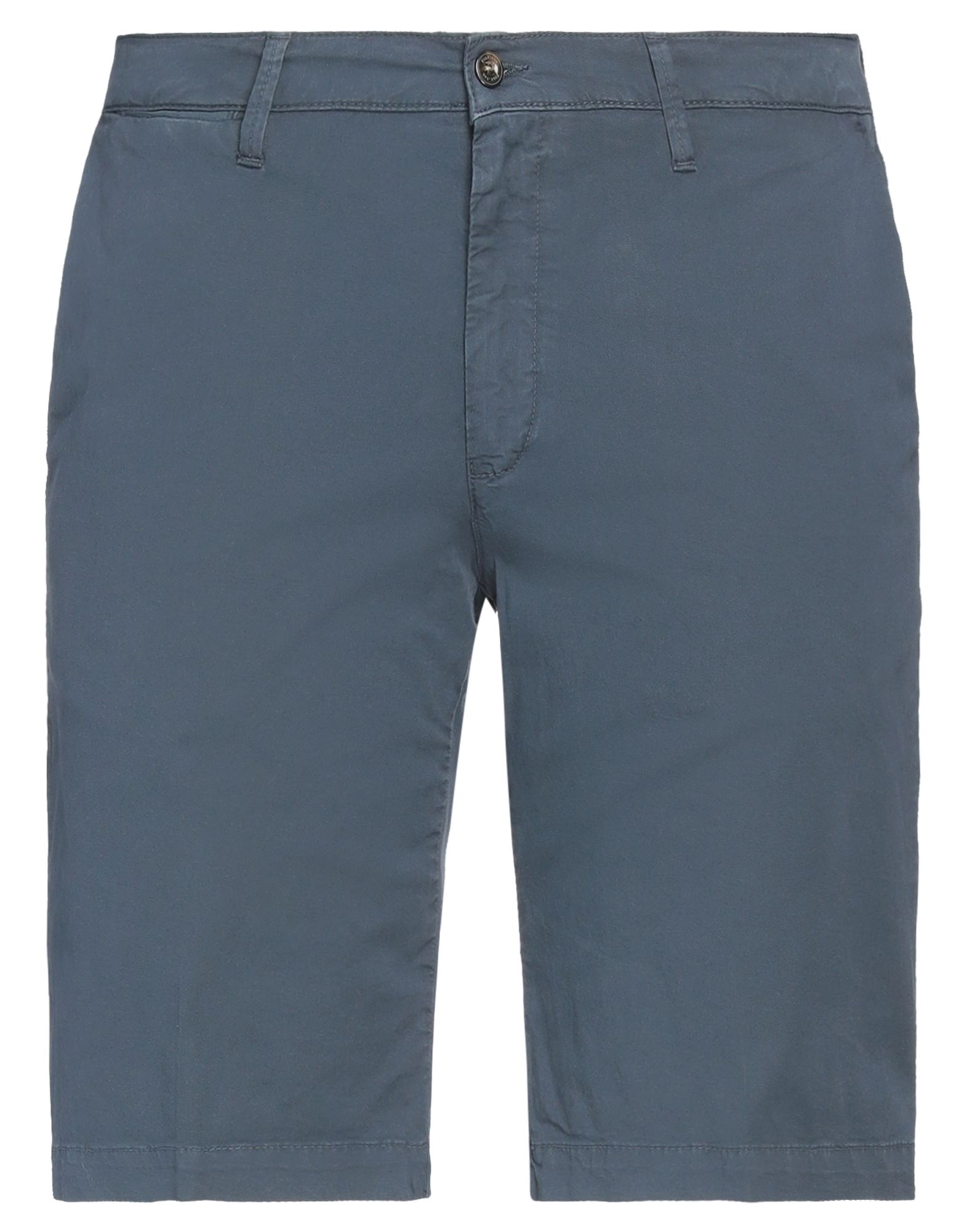 Four.ten Industry 4/10 Four. Ten Industry Man Shorts & Bermuda Shorts Midnight Blue Size 42 Cotton, Elastane, Polyeste