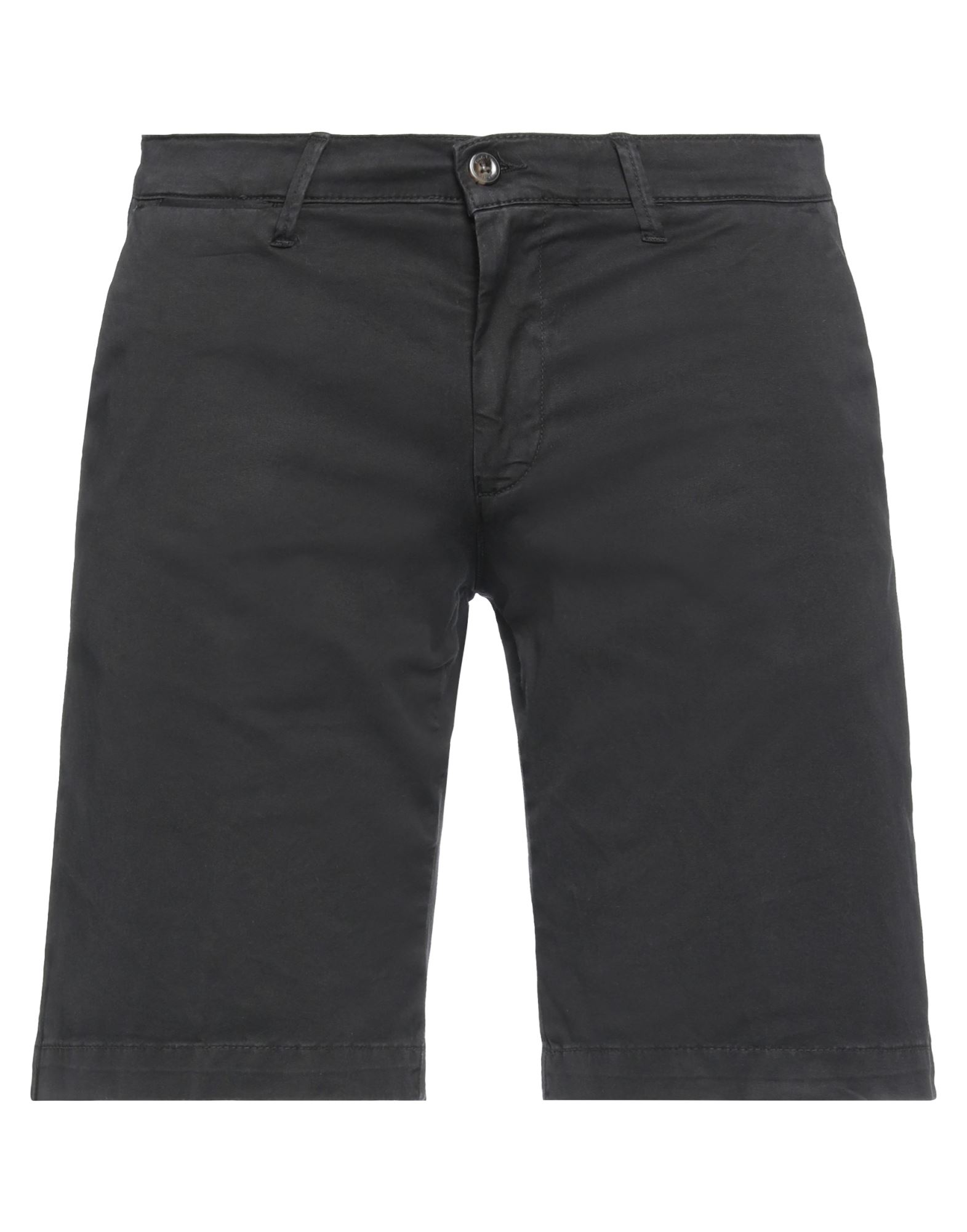 Four.ten Industry 4/10 Four. Ten Industry Man Shorts & Bermuda Shorts Black Size 40 Cotton, Elastane, Polyester