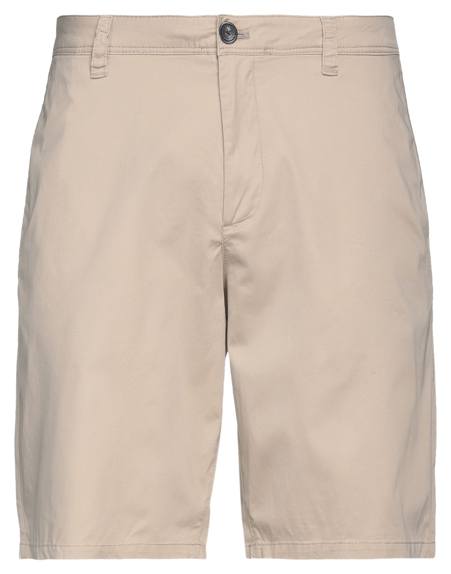 Armani Exchange Man Shorts & Bermuda Shorts Beige Size 40 Cotton, Elastane
