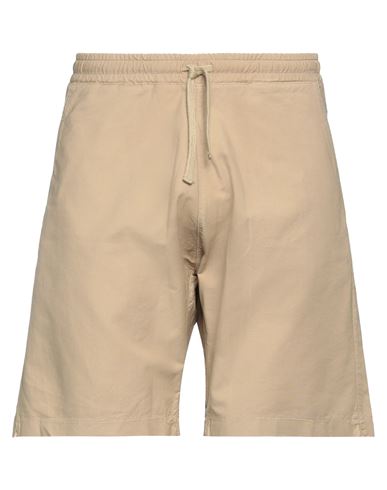 Universal Works Man Shorts & Bermuda Shorts Sand Size 28 Cotton In Beige