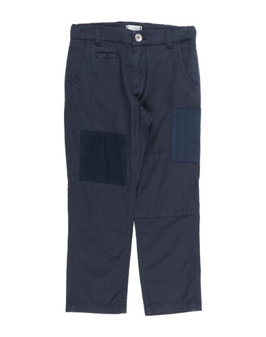 Brunello Cucinelli Babies'  Toddler Boy Pants Midnight Blue Size 4 Cotton, Elastane