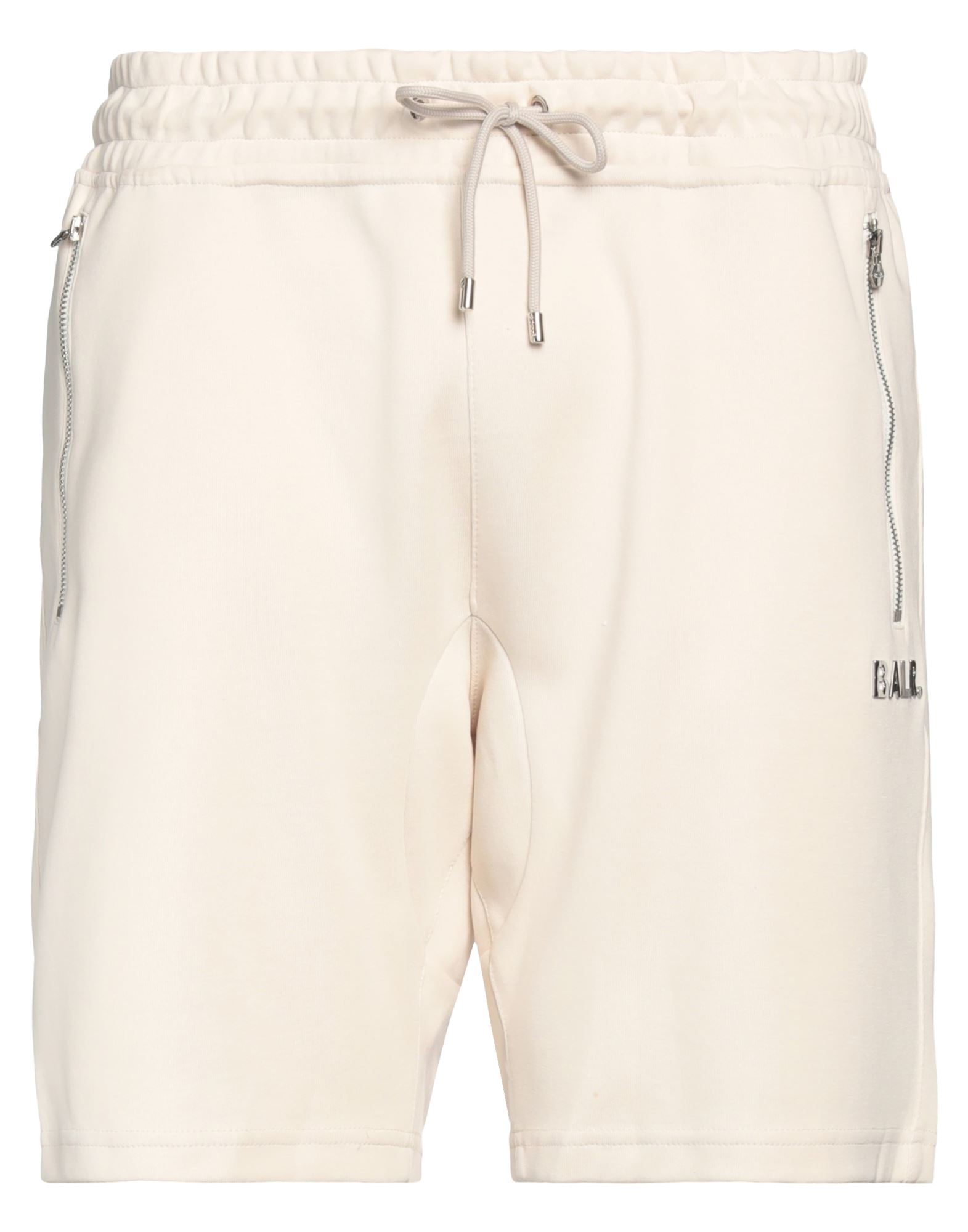 Balr. Man Shorts & Bermuda Shorts Ivory Size Xxl Cotton In White