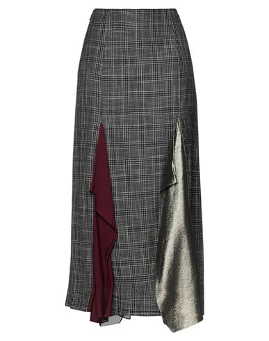 Roland Mouret Woman Maxi Skirt Black Size 8 Bamboo Fiber, Silk, Polyester, Viscose, Polyamide