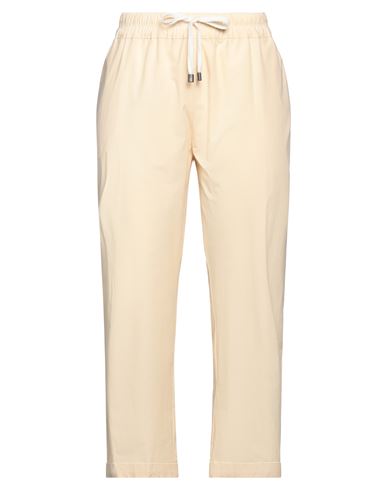 Gentryportofino Woman Pants Light Yellow Size 14 Cotton