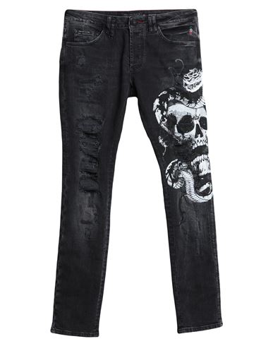 фото Джинсовые брюки philipp plein