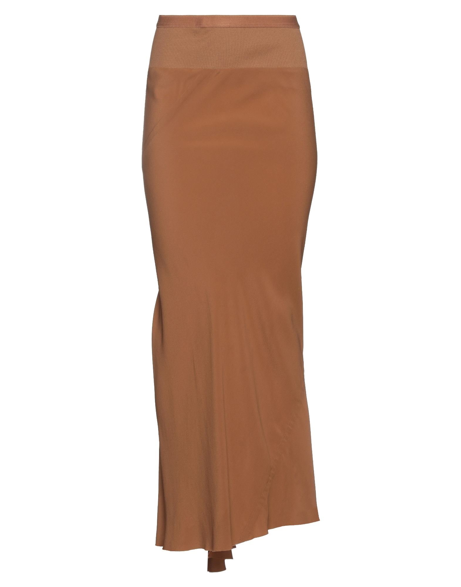 Rick Owens Long Skirts In Camel