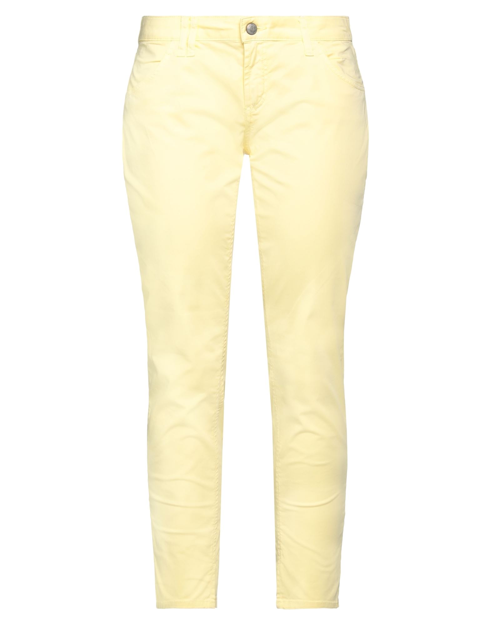 Roy Rogers Roÿ Roger's Woman Pants Yellow Size 31 Cotton, Elastane
