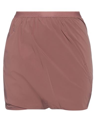 Rick Owens Woman Shorts & Bermuda Shorts Brown Size 6 Polyamide, Elastane