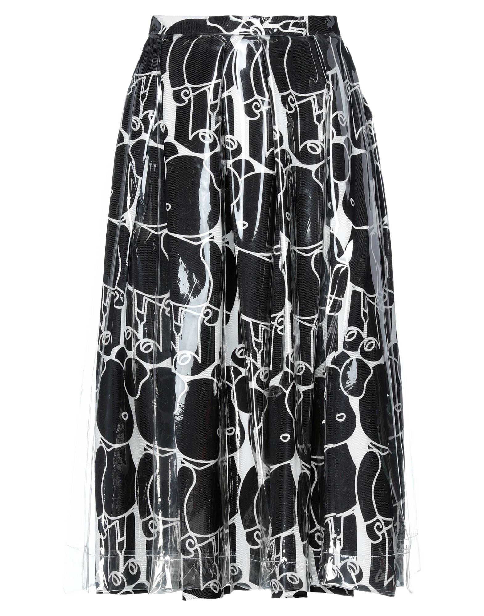 Comme Des Garçons Midi Skirts In Black | ModeSens