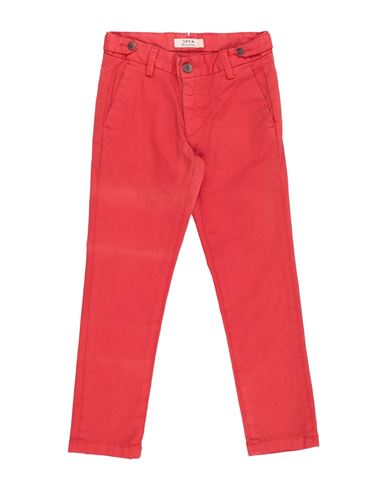 Sp1 Babies'  Toddler Boy Pants Red Size 6 Cotton, Elastane