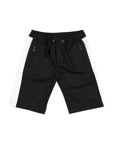 Dolce & Gabbana Toddler Boy Shorts & Bermuda Shorts Black Size 4 Cotton, Elastane In Black