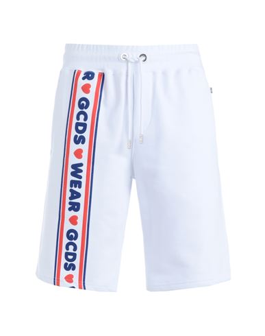 Man Shorts & Bermuda Shorts Khaki Size 34 Cotton, Elastane
