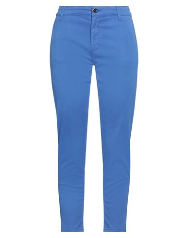 Ag Jeans Woman Pants Bright Blue Size 27 Cotton, Modal, Polyester, Elastane