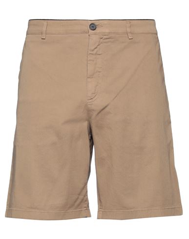 Shop Department 5 Man Shorts & Bermuda Shorts Khaki Size 34 Cotton, Elastane In Beige