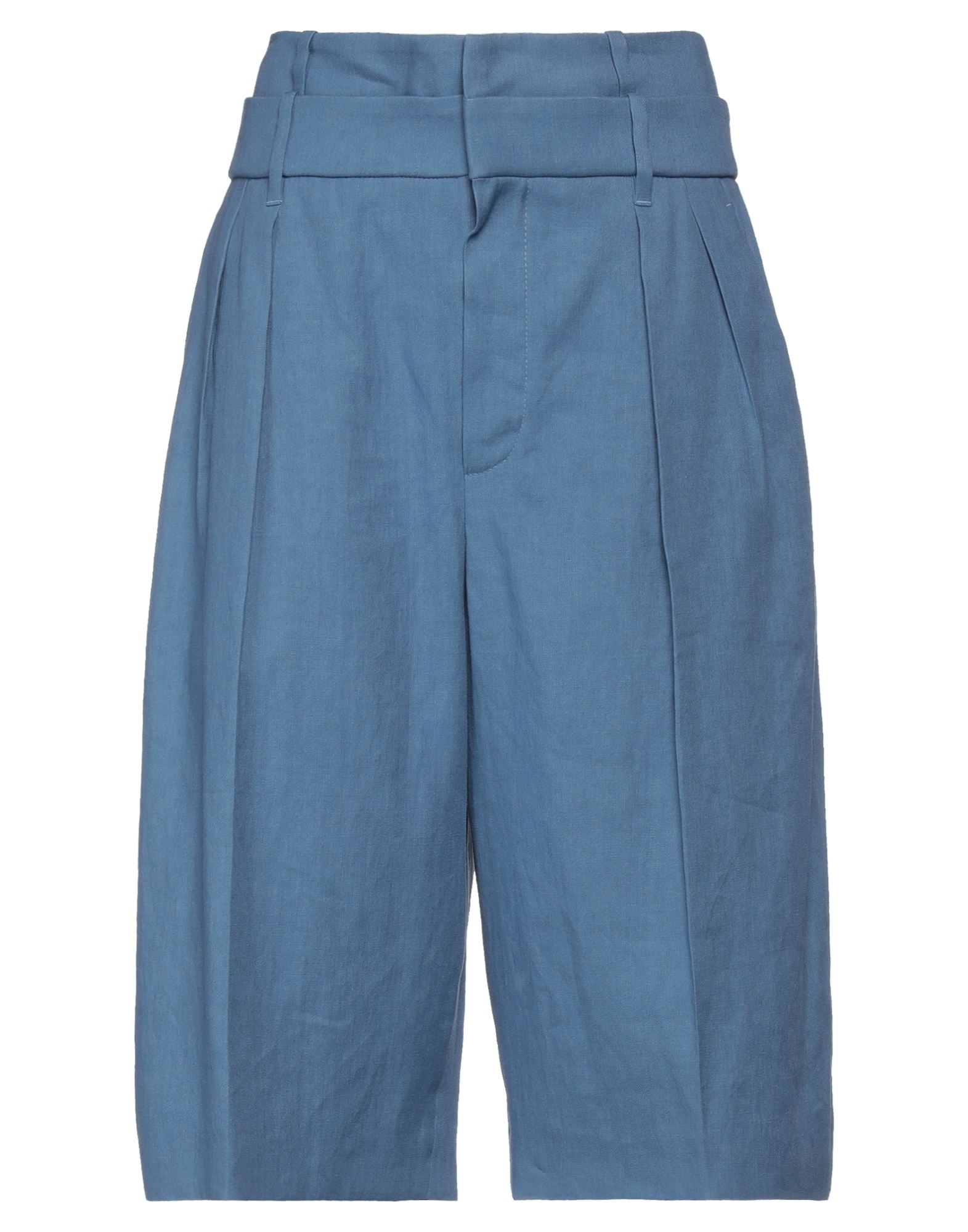 Brunello Cucinelli Cropped Pants In Pastel Blue
