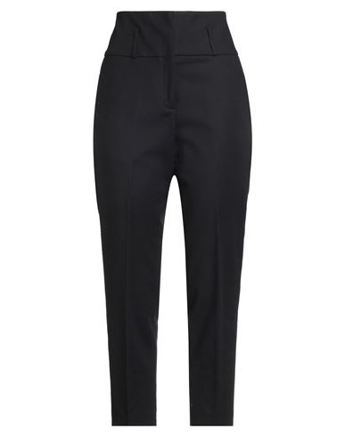 Peserico Woman Pants Midnight Blue Size 12 Cotton, Elastane In Blue